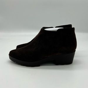 Calvin Klein Brown Suede Booties
